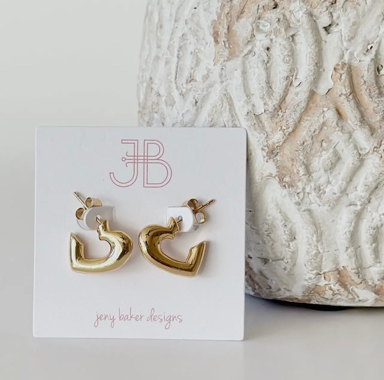 gold love earring collection