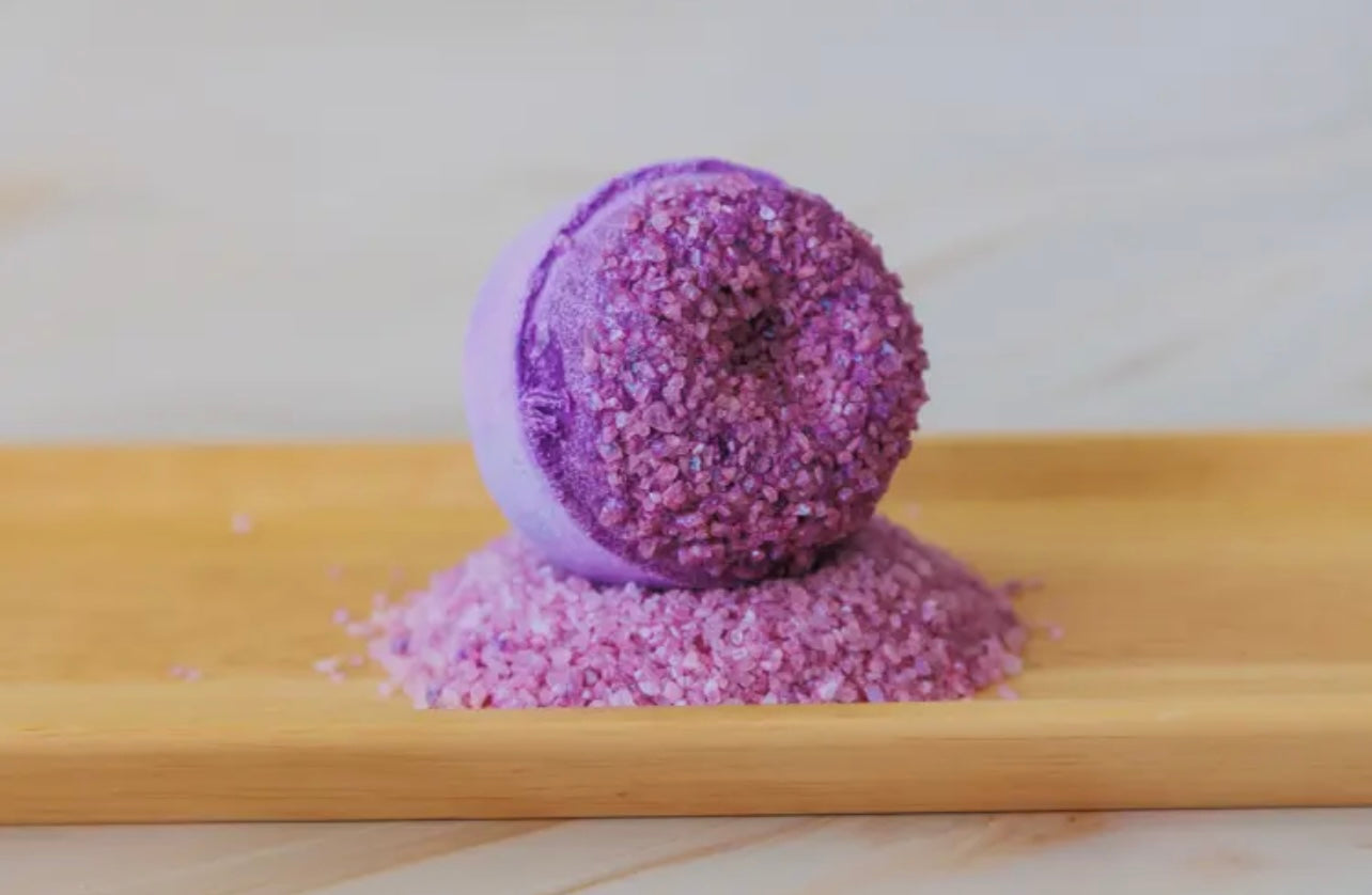 Lavender Druzy Bath Bomb