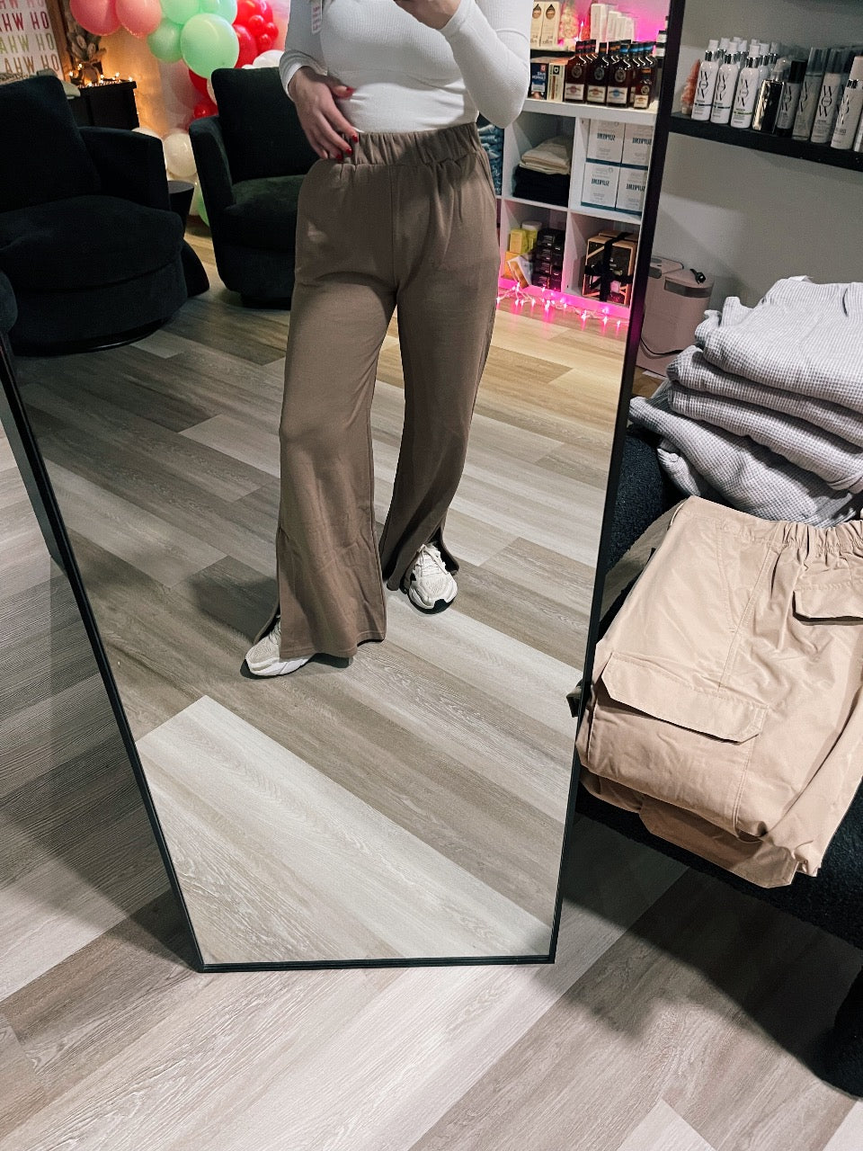 classic style wide leg pants