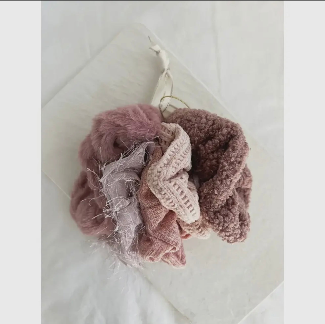 Velvet Soft Scrunchies - SET